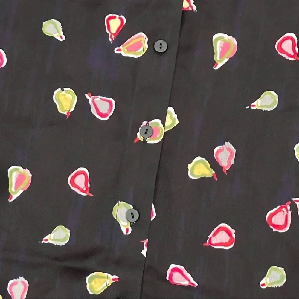 Nwt Nic + Zoe Party Pears Button-Front Top (1x) — image 6 of 8